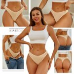 7Pcs/Set Seamless Cotton Panties For Women Sexy Low Waist Cotton Soft Thongs Ladies Solid Color Underpants Breathable G-strings - Image 2