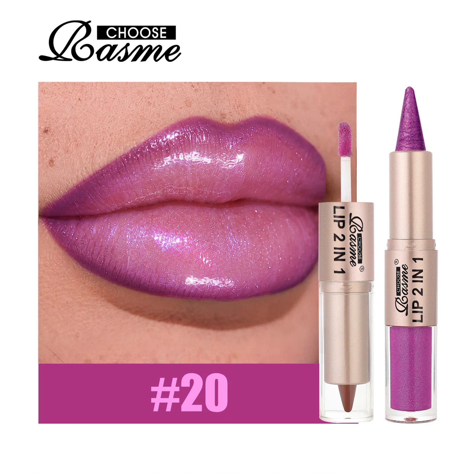 2IN1 Tapered Gradient Lipliner Pen Nude Brown Mirror Glass Lip Gloss Matte Lip Liner Waterproof Lip Contour Non Stick Makeup 2IN1 Tapered Gradient Lipliner Pen Nude Brown Mirror Glass Lip Gloss Matte Lip Liner Waterproof Lip Contour Non Stick Makeup