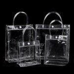 The New PVC Handbag Plastic Candy Bag Convenient Large Capacity Transparent Gift Jelly Bag Gift Bag School Work Daily Matching - Image 2