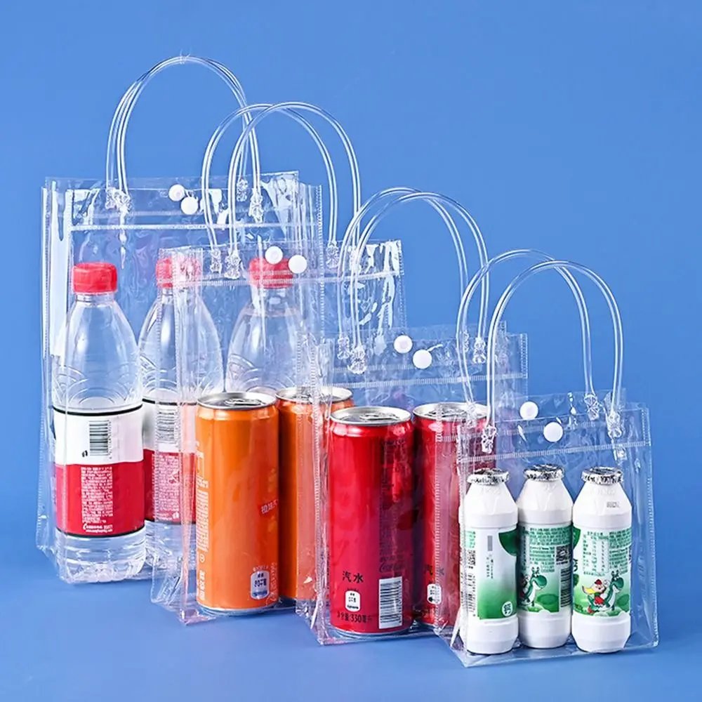 The New PVC Handbag Plastic Candy Bag Convenient Large Capacity Transparent Gift Jelly Bag Gift Bag School Work Daily Matching The New PVC Handbag Plastic Candy Bag Convenient Large Capacity Transparent Gift Jelly Bag Gift Bag School Work Daily Matching