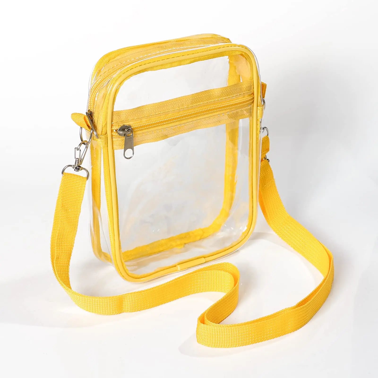 Women Clear Shoulder Bag Stadium Approved PVC Concert Transparent Purse Simple Crossbody Bag With Front Pocket Casual Handbag Women Clear Shoulder Bag Stadium Approved PVC Concert Transparent Purse Simple Crossbody Bag With Front Pocket Casual Handbag