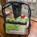 Clear Transparent Pvc Backpack Large Capacity Air Cushion Strap Waterproof Wear Resistant Unisex Kids School Bag For Travel Use - Image 6