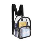 Pvc Transparent Bag Clear Travel Backpack Shoulder Bag Strap Book Sports Field Approved Waterproof Mini Travel Schoolbag for Kid - Image 4