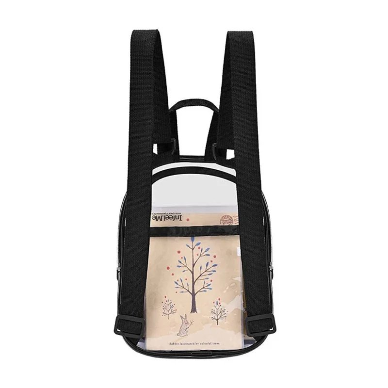 Pvc Transparent Bag Clear Travel Backpack Shoulder Bag Strap Book Sports Field Approved Waterproof Mini Travel Schoolbag for Kid Pvc Transparent Bag Clear Travel Backpack Shoulder Bag Strap Book Sports Field Approved Waterproof Mini Travel Schoolbag for Kid