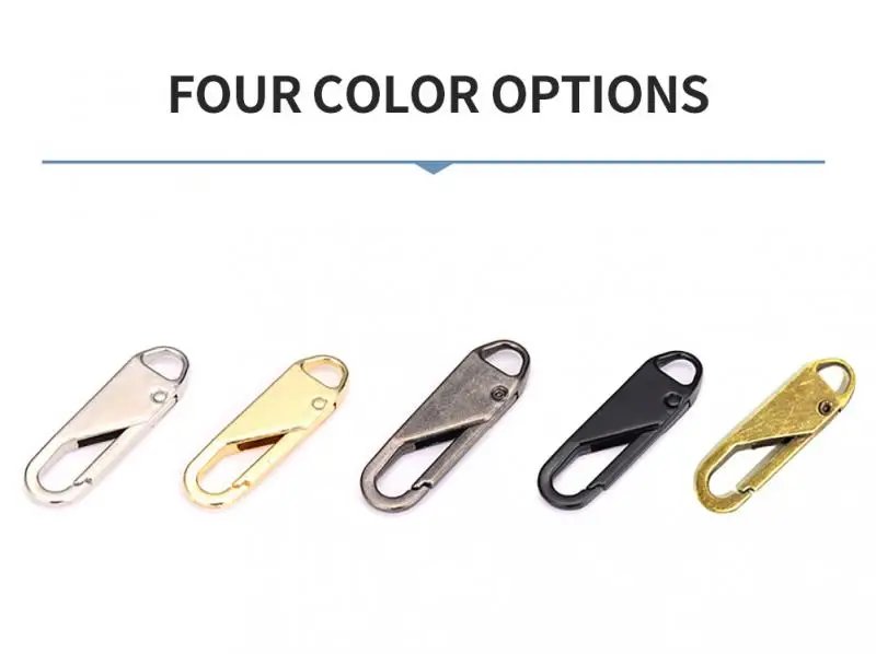 Zipper Slider Puller Instant Zipper Repair Kit Replacement For Broken Buckle Travel Bag Suitcase Zipper Head DIY Sewing Craft Zipper Slider Puller Instant Zipper Repair Kit Replacement For Broken Buckle Travel Bag Suitcase Zipper Head DIY Sewing Craft
