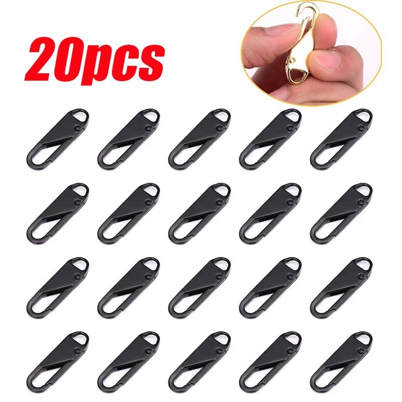 17266-kdymz7.png Zipper Slider Puller Instant Zipper Repair Kit Replacement For Broken Buckle Travel Bag Suitcase Zipper Head DIY Sewing Craft - Image 1