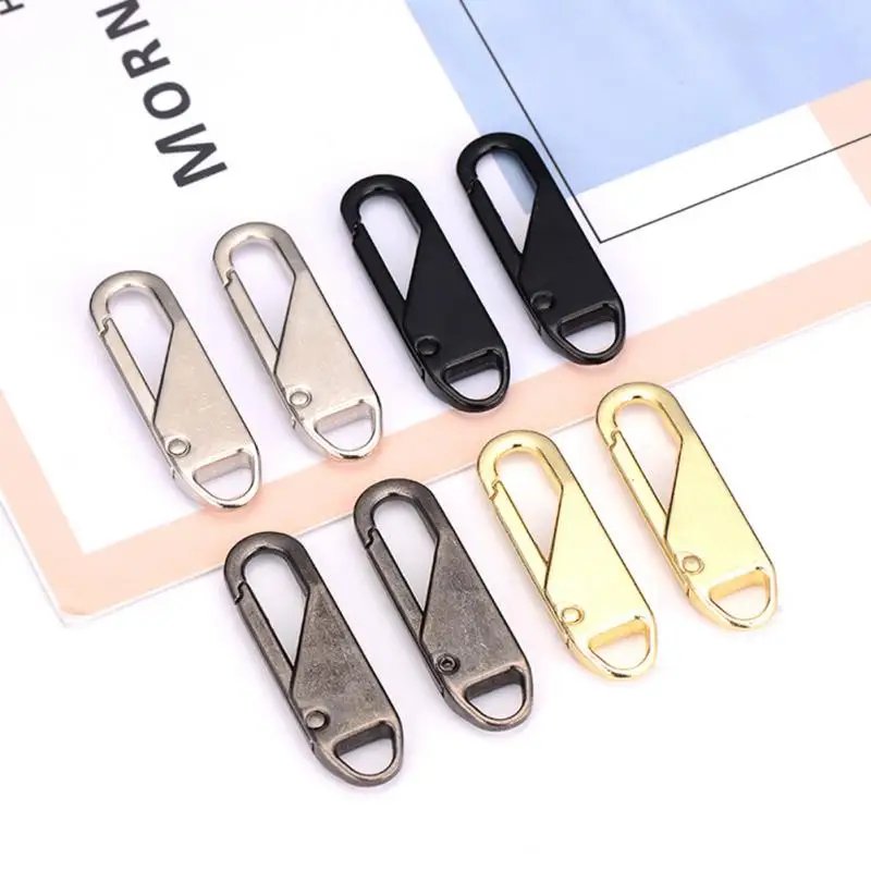 Zipper Slider Puller Instant Zipper Repair Kit Replacement For Broken Buckle Travel Bag Suitcase Zipper Head DIY Sewing Craft Zipper Slider Puller Instant Zipper Repair Kit Replacement For Broken Buckle Travel Bag Suitcase Zipper Head DIY Sewing Craft