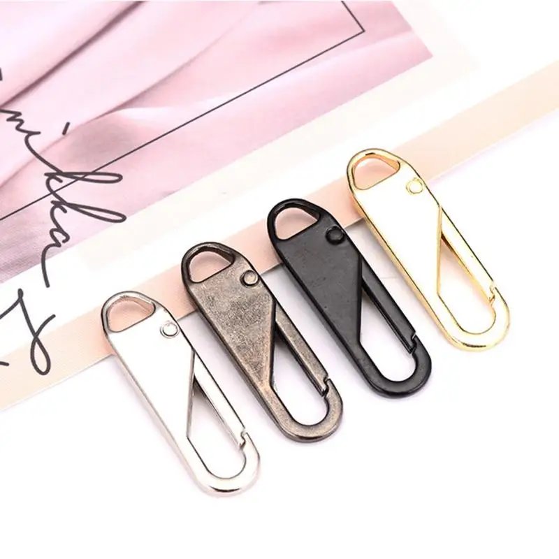 Zipper Slider Puller Instant Zipper Repair Kit Replacement For Broken Buckle Travel Bag Suitcase Zipper Head DIY Sewing Craft Zipper Slider Puller Instant Zipper Repair Kit Replacement For Broken Buckle Travel Bag Suitcase Zipper Head DIY Sewing Craft