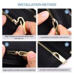 Zipper Slider Puller Instant Zipper Repair Kit Replacement For Broken Buckle Travel Bag Suitcase Zipper Head DIY Sewing Craft - Image 6