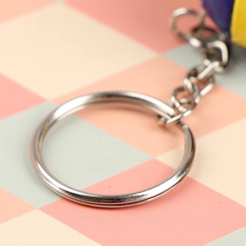 1xFashion PVC Volleyball Keychain Ornaments Business Volleyball Gifts Beach Ball Sport For Players Men Women Key Chain Gift 2024