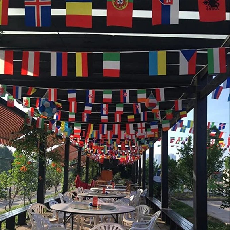 Z-ONE FLAG 100/200 Countries National Flag14x21cm 20x30cm String Flag Countries Around The World Nations Flag For Party decor
