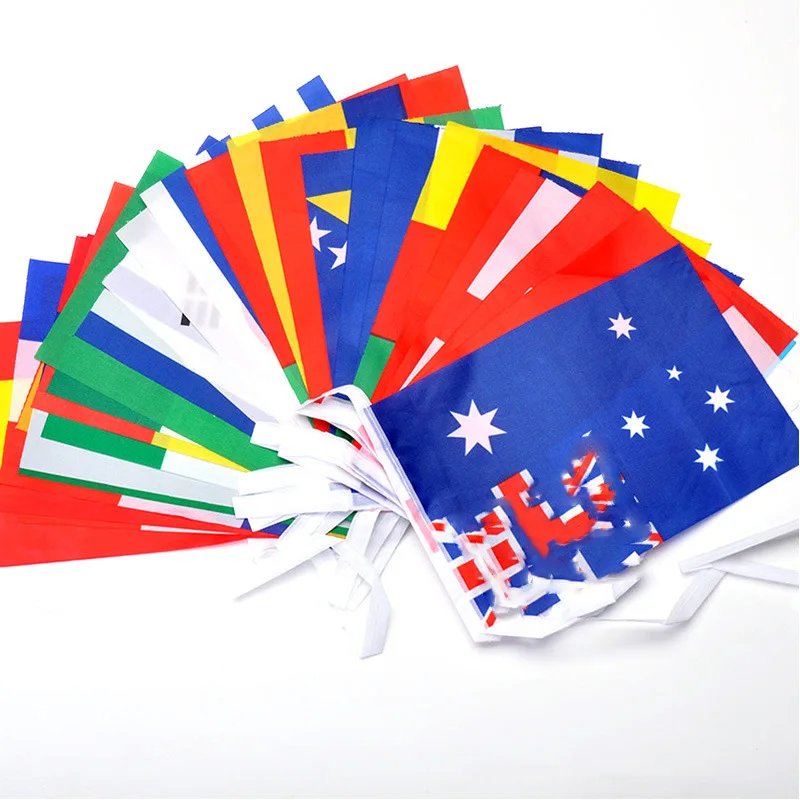 Z-ONE FLAG 100/200 Countries National Flag14x21cm 20x30cm String Flag Countries Around The World Nations Flag For Party decor