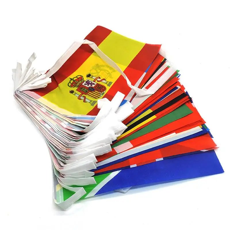 Z-ONE FLAG 100/200 Countries National Flag14x21cm 20x30cm String Flag Countries Around The World Nations Flag For Party decor
