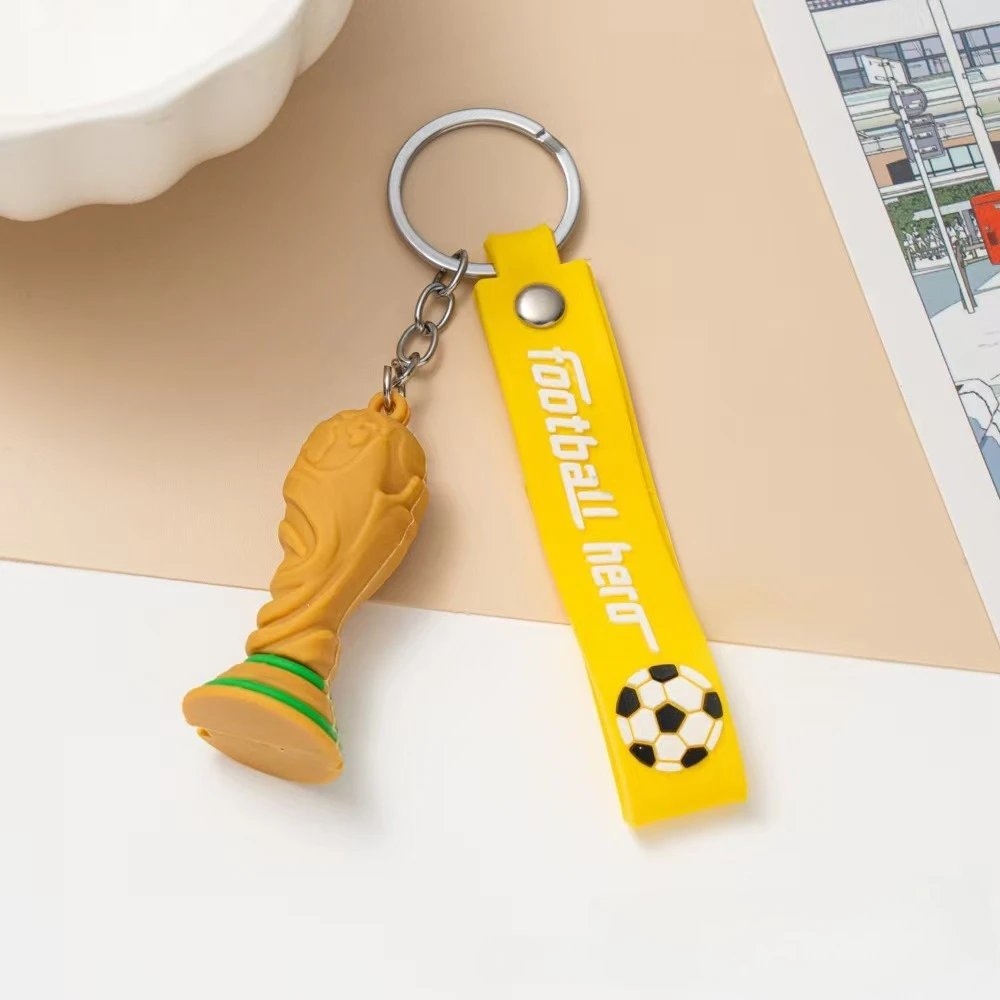 Cartoon Soccer Trophy Keychain Couple Bag Charms Bestselling Pendant Perfect Gift For Football Lovers Cartoon Soccer Trophy Keychain Couple Bag Charms Bestselling Pendant Perfect Gift For Football Lovers