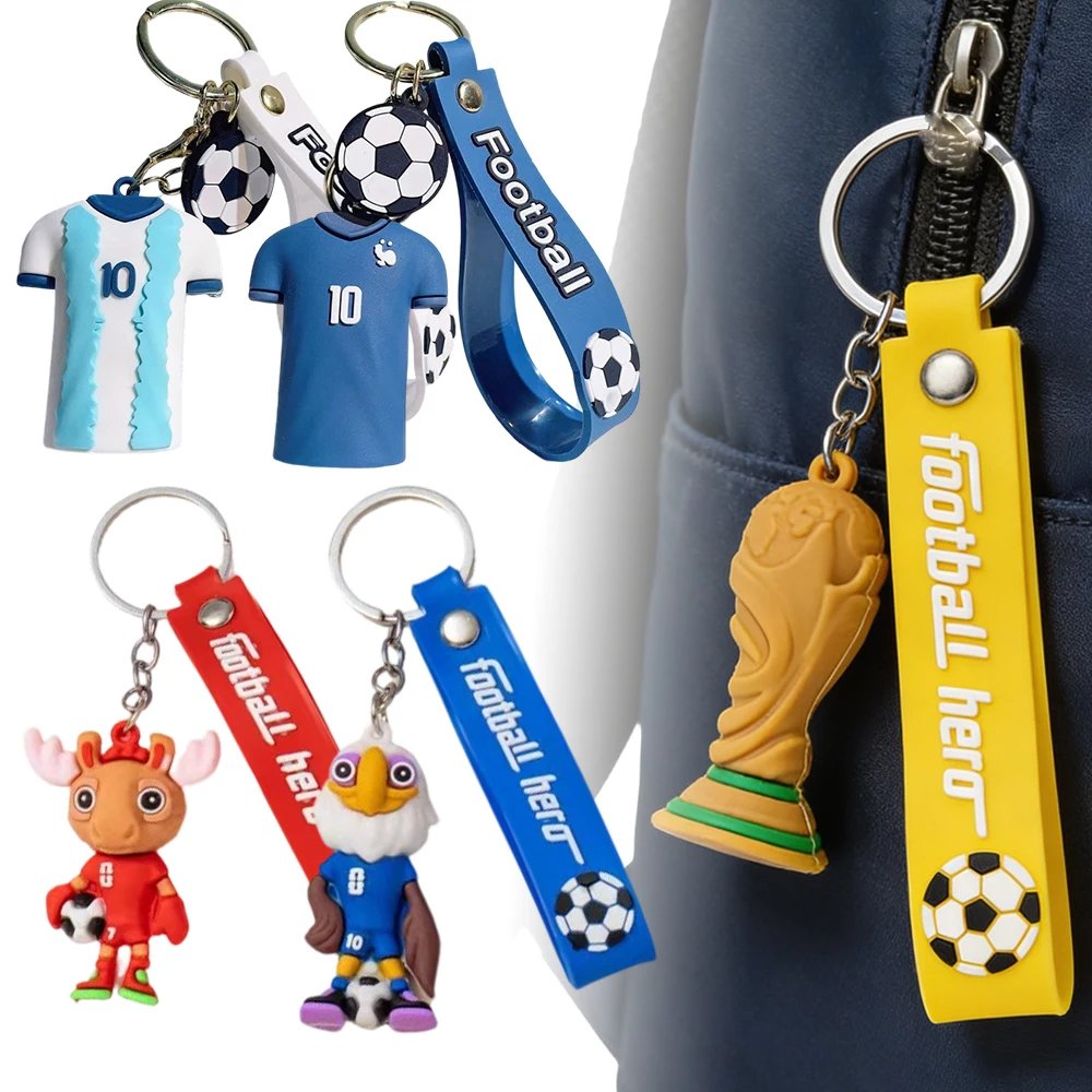Cartoon Soccer Trophy Keychain Couple Bag Charms Bestselling Pendant Perfect Gift For Football Lovers Cartoon Soccer Trophy Keychain Couple Bag Charms Bestselling Pendant Perfect Gift For Football Lovers