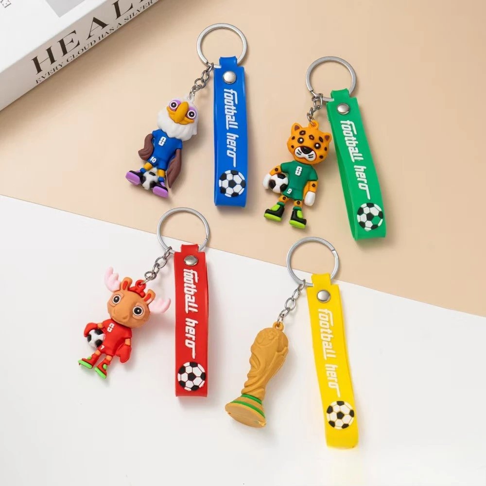 Cartoon Soccer Trophy Keychain Couple Bag Charms Bestselling Pendant Perfect Gift For Football Lovers Cartoon Soccer Trophy Keychain Couple Bag Charms Bestselling Pendant Perfect Gift For Football Lovers
