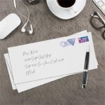 10-100Pcs Windowless white envelope 10 # Secure Business Envelope Can hold A4 paper Bill invoice Self Sealing Envelope - Image 3