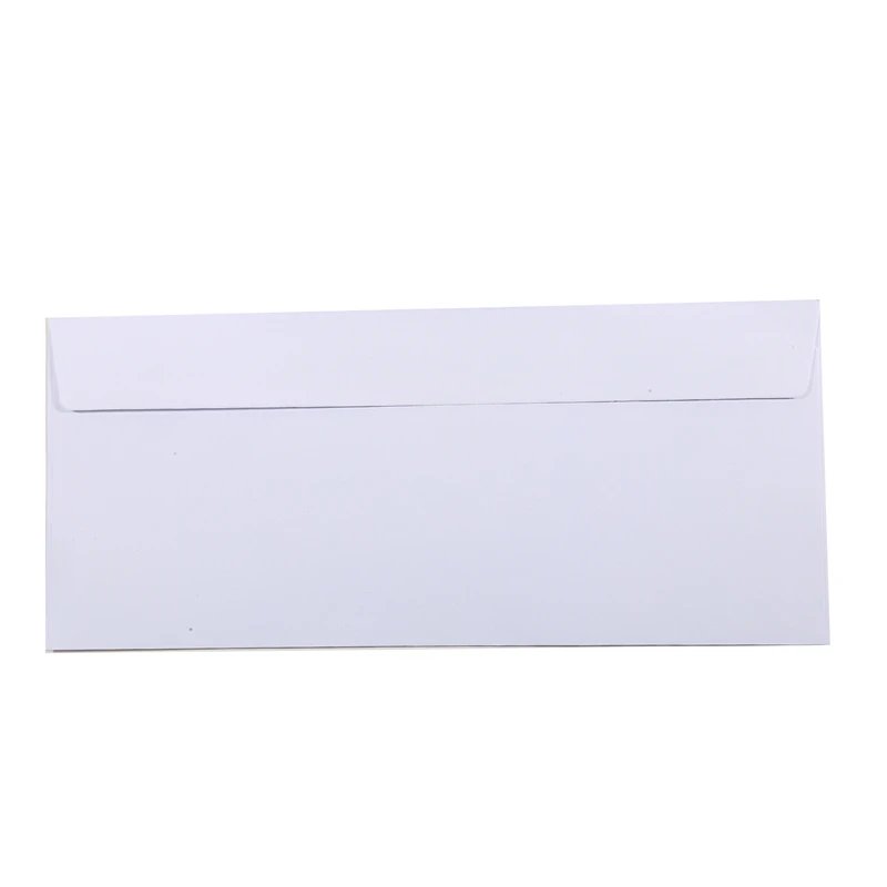 10-100Pcs Windowless white envelope 10 # Secure Business Envelope Can hold A4 paper Bill invoice Self Sealing Envelope
