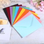 50/100Pcs Mini Paper Envelopes 10x7cm Mini Gift Greeting Card Business Card Envelope Western Envelopes for Wedding Invitation - Image 5