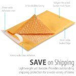 10PCS/15 sizes Kraft Bubble Envelopes Paper Padded Mailers Shipping Packaging Envelope Mailing Courier Postal Storage Encelopes - Image 3