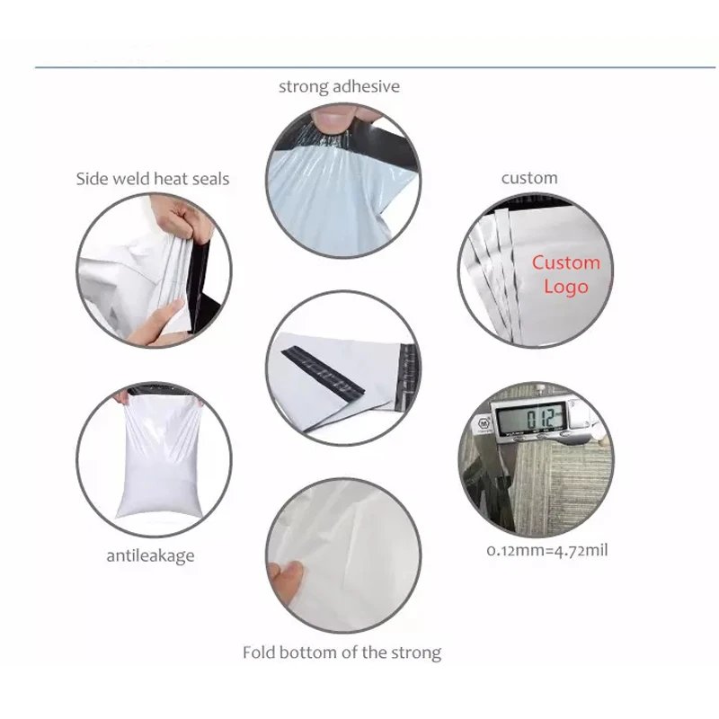 INPLUSTOP Ploy Shipping Bags Opaque PE Plastic Express Envelope Storage White Color Mailing Bags Self Adhesive Seal Courier Bag INPLUSTOP Ploy Shipping Bags Opaque PE Plastic Express Envelope Storage White Color Mailing Bags Self Adhesive Seal Courier Bag
