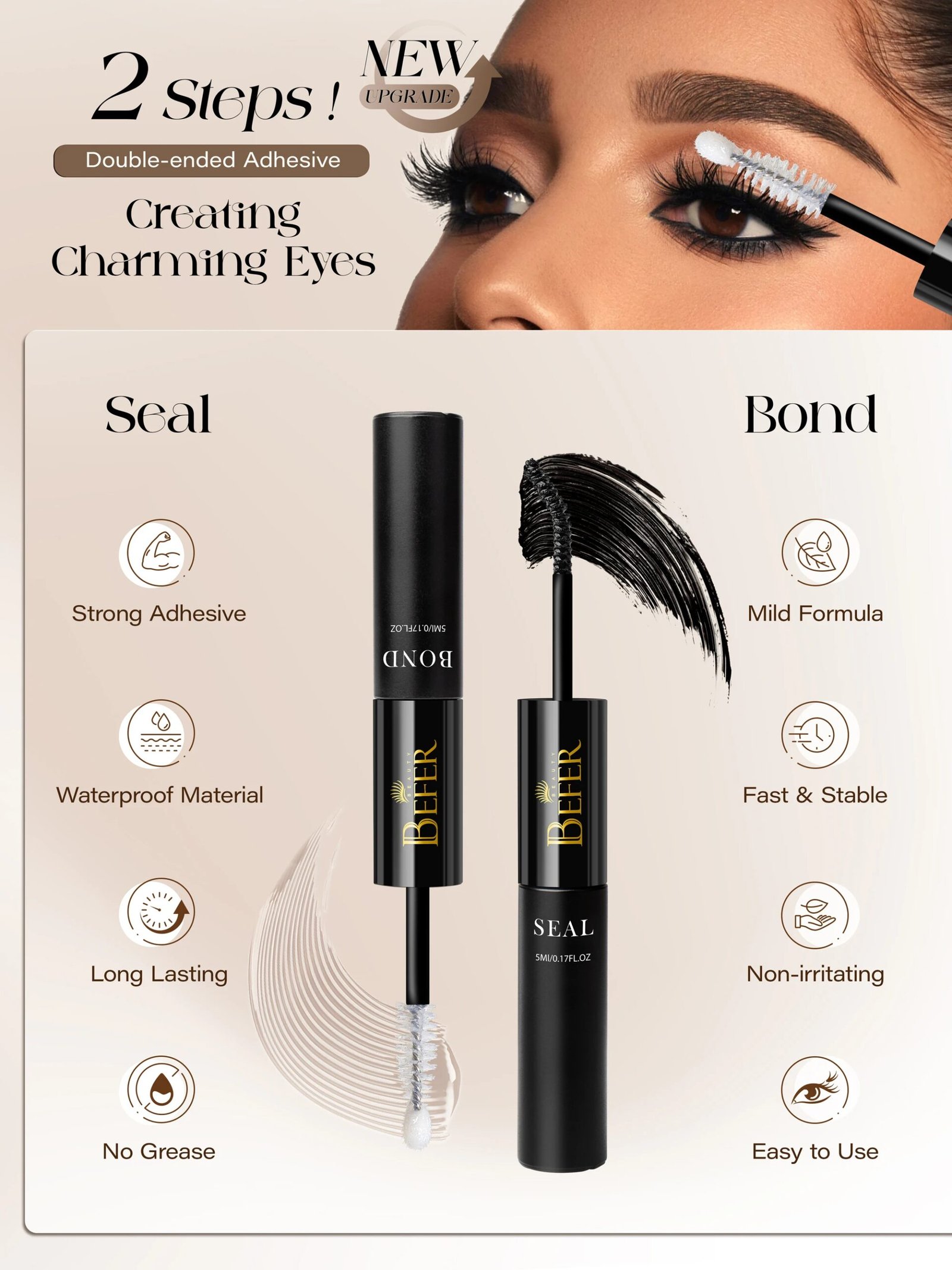 Eyelash Glue+Eyelash Remover Waterproof Eyelashes Adhesives Strong Fixed Lash Eyelash Glue+Eyelash Remover Waterproof Eyelashes Adhesives Strong Fixed Lash