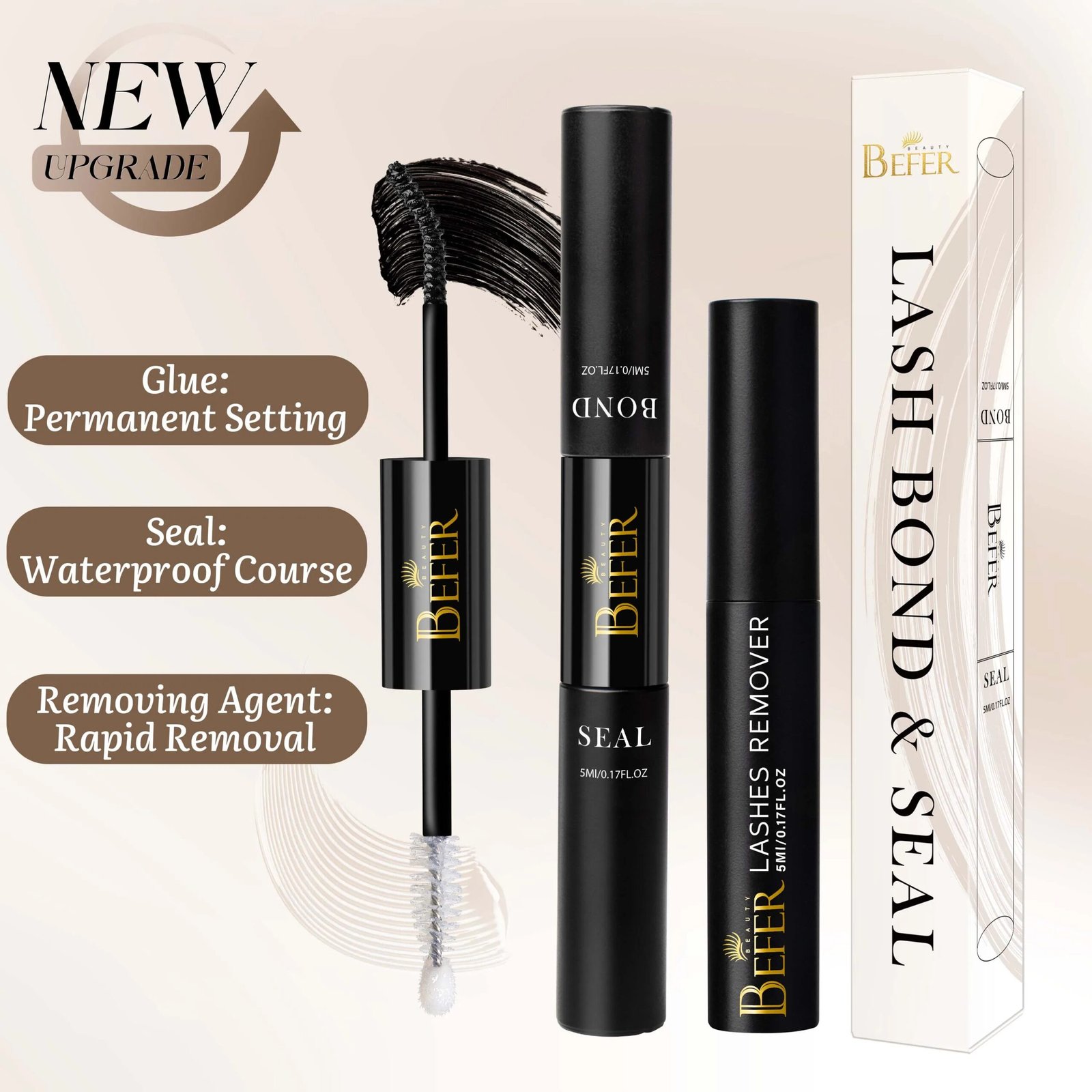 Eyelash Glue+Eyelash Remover Waterproof Eyelashes Adhesives Strong Fixed Lash Eyelash Glue+Eyelash Remover Waterproof Eyelashes Adhesives Strong Fixed Lash