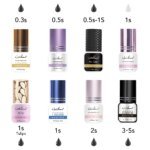 Professional 5ml 0.3S 0.5S 1S 2S 3S Eyelash Glue Fast Drying Strong False Eye Lash Extension Glue Adhesive - Image 6