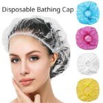 Disposable Shower Cap Covers Sauna Accessories Transparent and Waterproof Disposable Hair Caps Bathroom Products Home - Image 2
