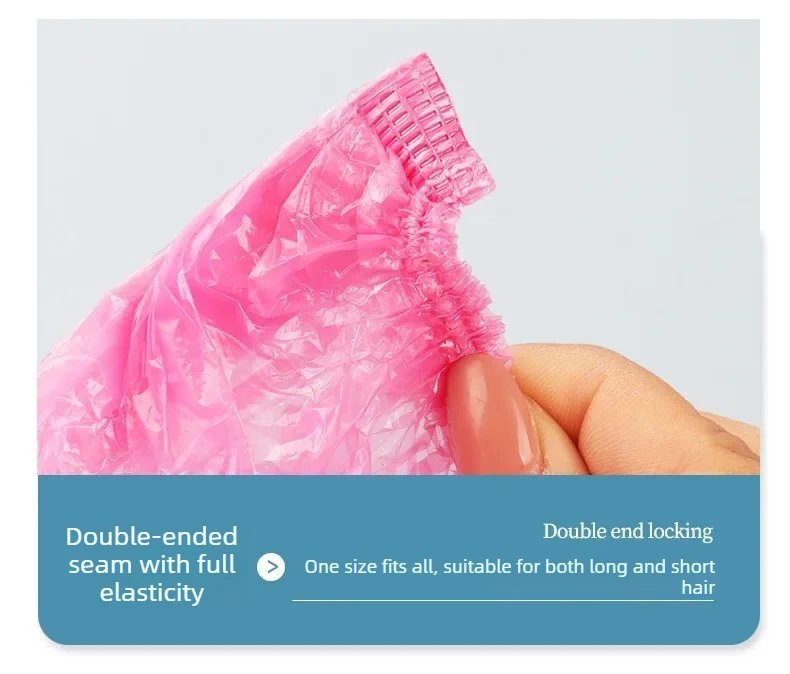 Disposable Shower Cap Covers Sauna Accessories Transparent and Waterproof Disposable Hair Caps Bathroom Products Home Disposable Shower Cap Covers Sauna Accessories Transparent and Waterproof Disposable Hair Caps Bathroom Products Home