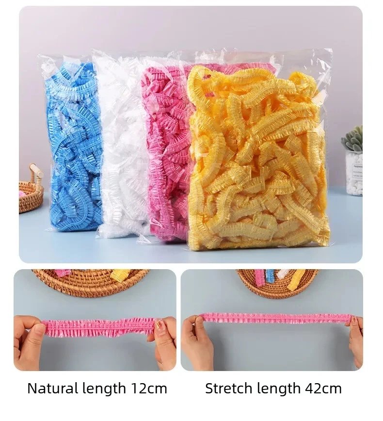 Disposable Shower Cap Covers Sauna Accessories Transparent and Waterproof Disposable Hair Caps Bathroom Products Home Disposable Shower Cap Covers Sauna Accessories Transparent and Waterproof Disposable Hair Caps Bathroom Products Home