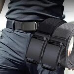 Automatic Buckle Belt Canvas Tactical Workwear Casual Outdoor Military Training Pants Belt Men Fashionable Multifunctional Belt