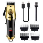 T9 Vintage Men's Electric Hair Clipper Beard Trimmer/Rechargeable Hair Cutting Machine With Nose Hair Trimmer Kit Boyfriend Gift - Image 3