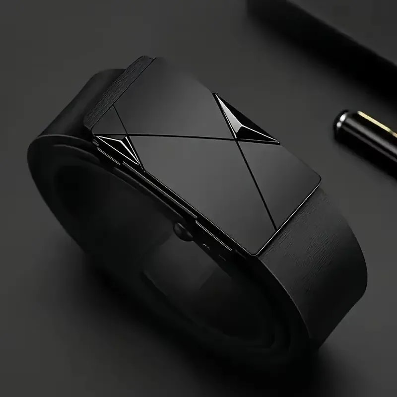 Fashionable Men's Automatic Buckle Belt With Men's Business Suit Pants Belt High-quality Casual Men's Belt