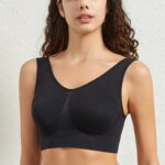 Women's Seamless Push-Up Bra Sports Bralette Non-wire Crop Top Solid Sexy Lingerie No-Pads Breathable Plus Size Tank Bra S-5XL - Image 3