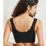 Women's Seamless Push-Up Bra Sports Bralette Non-wire Crop Top Solid Sexy Lingerie No-Pads Breathable Plus Size Tank Bra S-5XL - Image 4