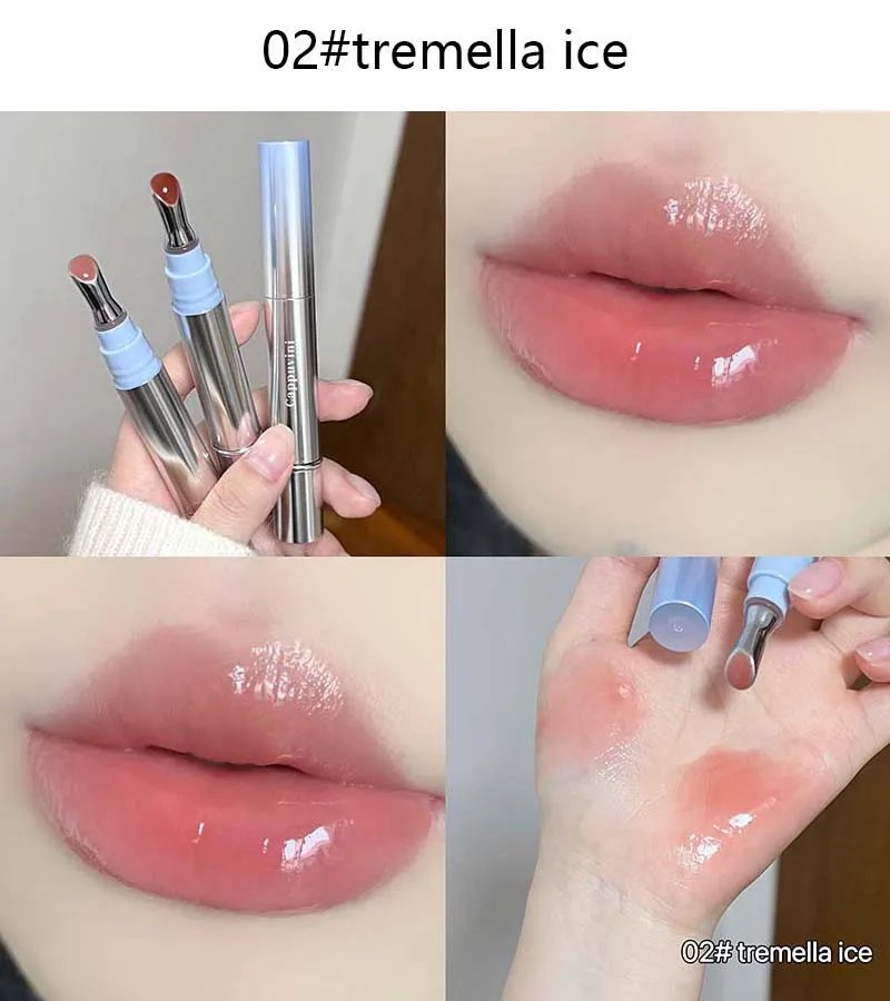Six kinds of lip gloss, mirror water light glycerin, long-lasting moisturizing, soft lips, moisturizing lip care, nourishing lip