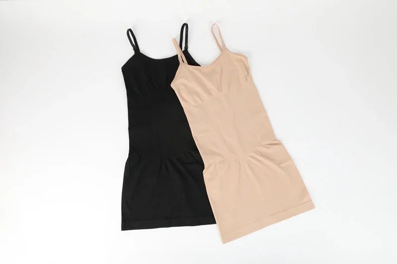 Women Shapewear Full Slip Tummy Control Crew Neck Cami Mini Under Dress Smooth Body Shaper New Spaghetti Straps Lingerie Women Shapewear Full Slip Tummy Control Crew Neck Cami Mini Under Dress Smooth Body Shaper New Spaghetti Straps Lingerie