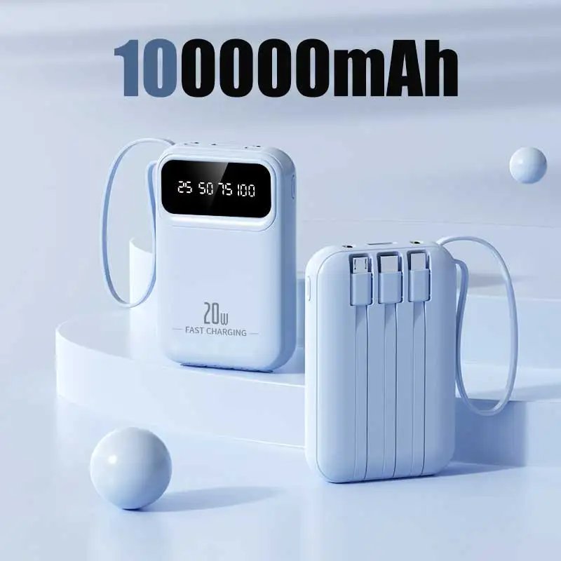 blue 100000mAh