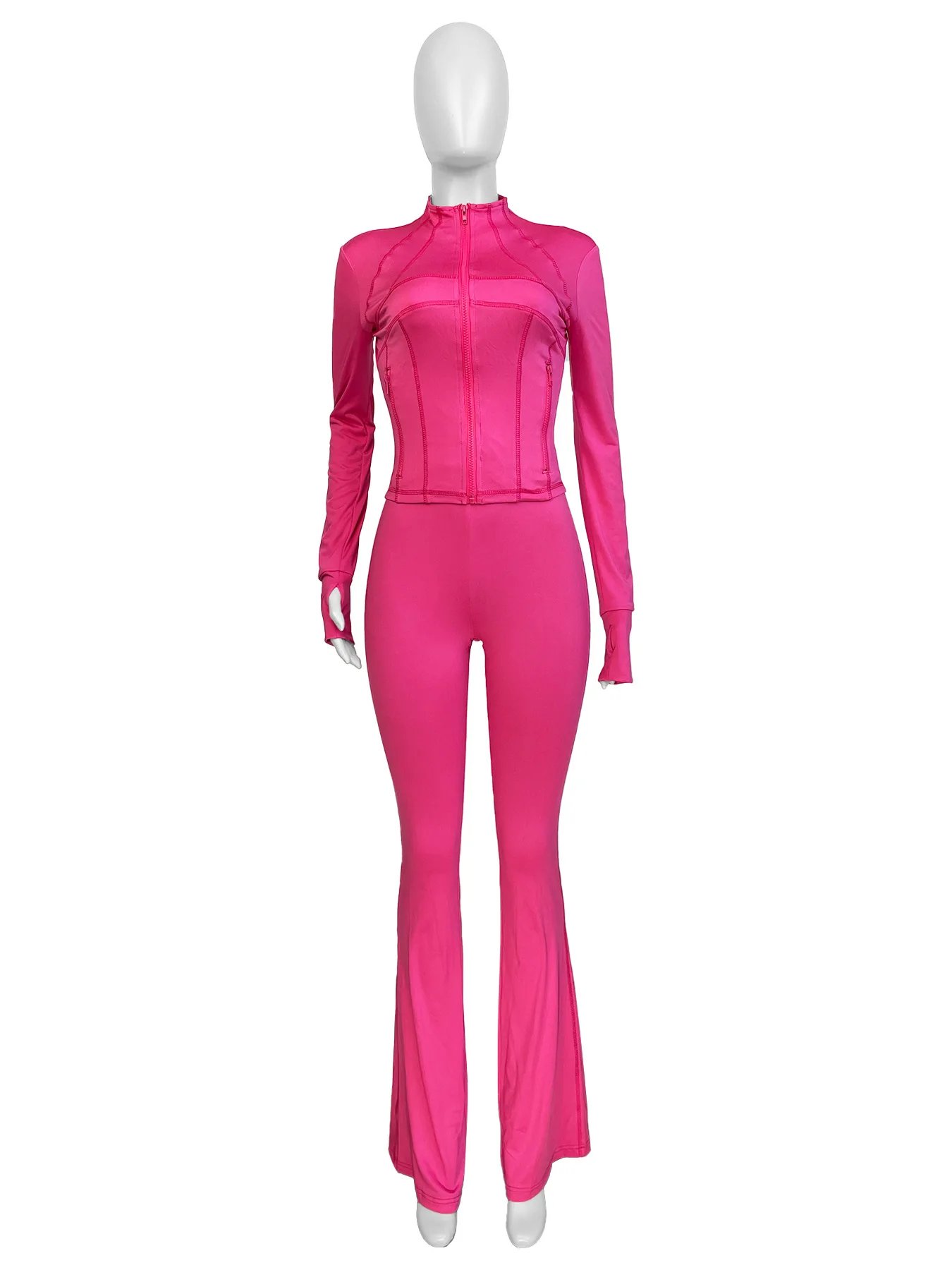 Streetwear Casual Tracksuit Sexy Women Two Pieces Club Matching Set High Street Pants Outfit