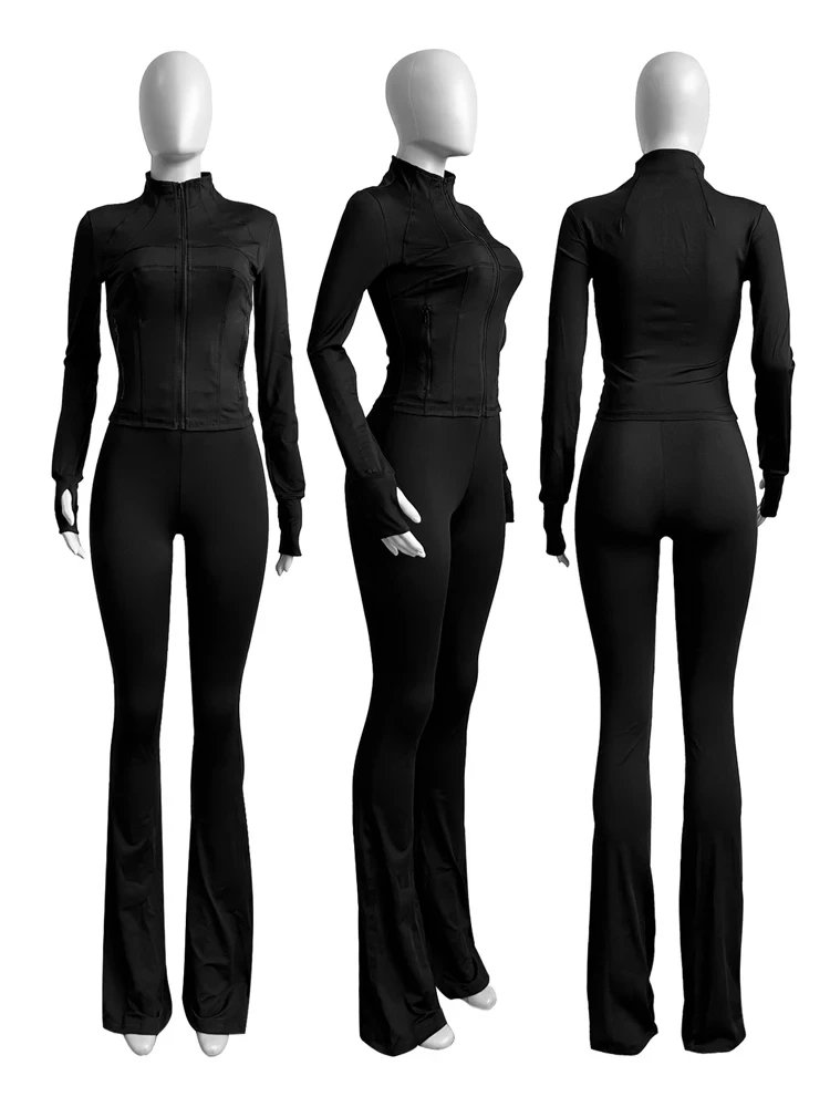 Streetwear Casual Tracksuit Sexy Women Two Pieces Club Matching Set High Street Pants Outfit