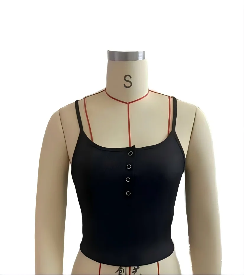 Women's Cropped Tops Spring and Summer Corset Korean Suspenders Vest Sexy Camisole Slim Y2K Corset Tops Casual Basic T-shirt Women's Cropped Tops Spring and Summer Corset Korean Suspenders Vest Sexy Camisole Slim Y2K Corset Tops Casual Basic T-shirt