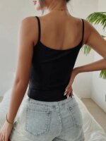 Women's Cropped Tops Spring and Summer Corset Korean Suspenders Vest Sexy Camisole Slim Y2K Corset Tops Casual Basic T-shirt - Image 2
