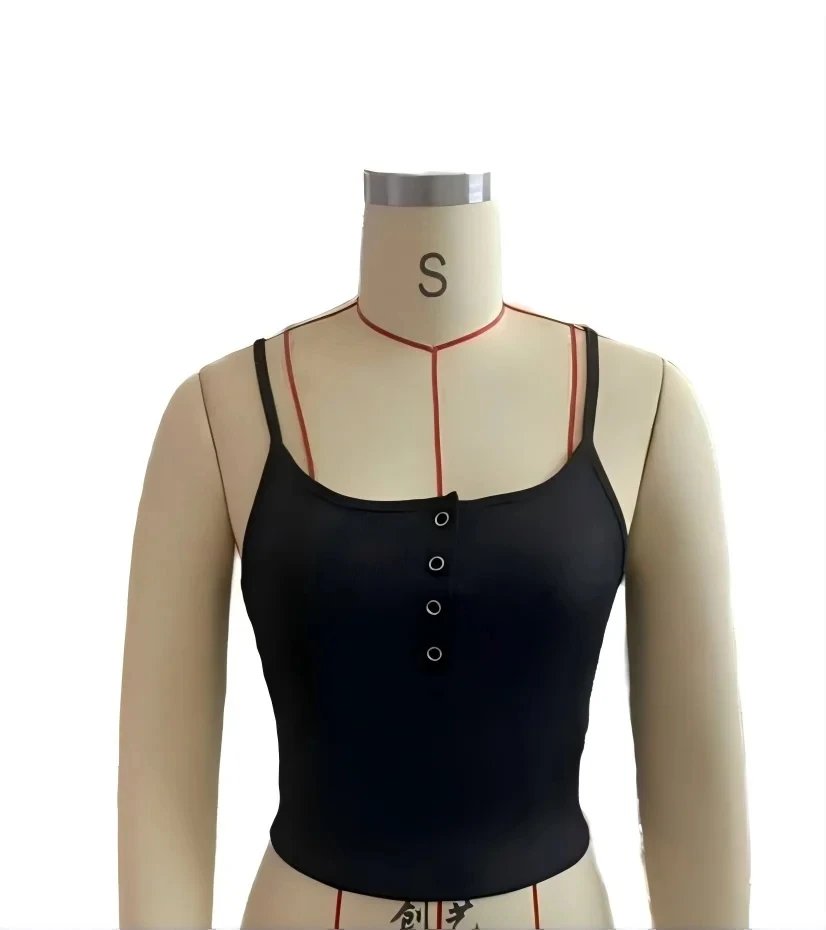 Women's Cropped Tops Spring and Summer Corset Korean Suspenders Vest Sexy Camisole Slim Y2K Corset Tops Casual Basic T-shirt Women's Cropped Tops Spring and Summer Corset Korean Suspenders Vest Sexy Camisole Slim Y2K Corset Tops Casual Basic T-shirt