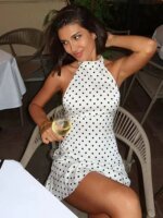 Polka Dot Elegant Off Shoulder Sleeveless Backless High Waist Halter Mini Dress Y2K Summer Fashion Club Party Vestidos - Image 5