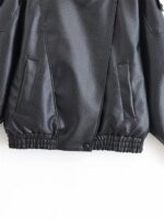 Women's Jacket Fall 2025 New Black Long Sleeve Pebble Faux Leather Jacket Motorcycle Style Personality Fashion - Image 4