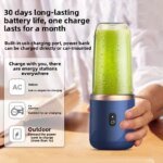 Portable Fruit Juice Blenders Summer Personal Electric Mini Bottle Home USB 6 Blades Juicer Cup Machine For Kitchen - Image 2