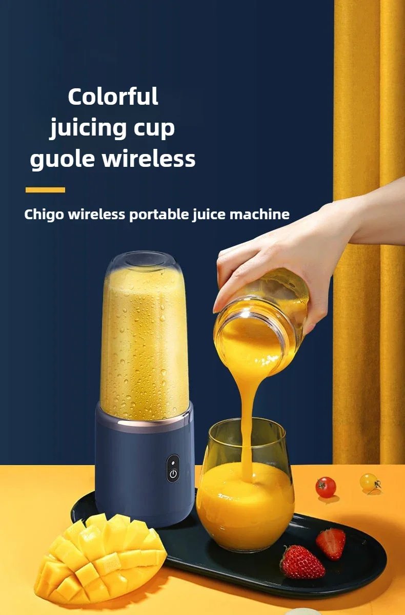Portable Fruit Juice Blenders Summer Personal Electric Mini Bottle Home USB 6 Blades Juicer Cup Machine For Kitchen Portable Fruit Juice Blenders Summer Personal Electric Mini Bottle Home USB 6 Blades Juicer Cup Machine For Kitchen