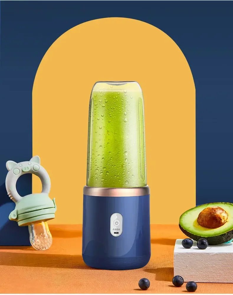 Portable Fruit Juice Blenders Summer Personal Electric Mini Bottle Home USB 6 Blades Juicer Cup Machine For Kitchen Portable Fruit Juice Blenders Summer Personal Electric Mini Bottle Home USB 6 Blades Juicer Cup Machine For Kitchen