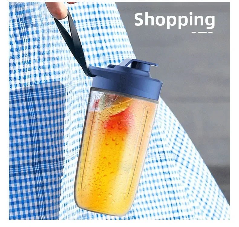 Portable Fruit Juice Blenders Summer Personal Electric Mini Bottle Home USB 6 Blades Juicer Cup Machine For Kitchen Portable Fruit Juice Blenders Summer Personal Electric Mini Bottle Home USB 6 Blades Juicer Cup Machine For Kitchen